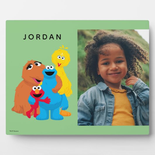 Plaque Photo Rue Sésame | Groupe Hug | Ajouter Votre Nom (Devant)