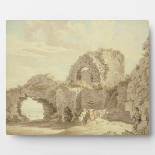 Plaque Photo Ruins de Pevensey Castle