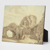 Plaque Photo Ruins de Pevensey Castle (Côté)