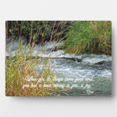 Plaque Photo Rumi Poésie Verse Running River (Devant)