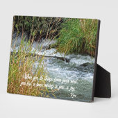 Plaque Photo Rumi Poésie Verse Running River (Côté)