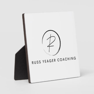 Plaque Photo Russ Yeager Coaching Signature Logo