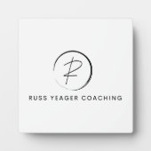 Plaque Photo Russ Yeager Coaching Signature Logo (Devant)