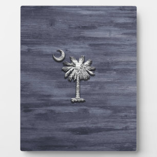 Plaque Photo Russe Caroline du Sud Palmetto et Lune