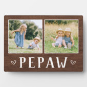 Plaque Photo Russe Deux Photo Pepaw Grand-pa (Devant)