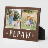 Plaque Photo Russe Deux Photo Pepaw Grand-pa (Côté)