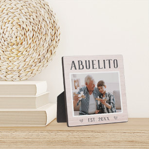 Plaque Photo Russe Personnalisé Abuelito Grandpa Photo