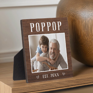Plaque Photo Russe Personnalisé Poppop Grandpa Photo