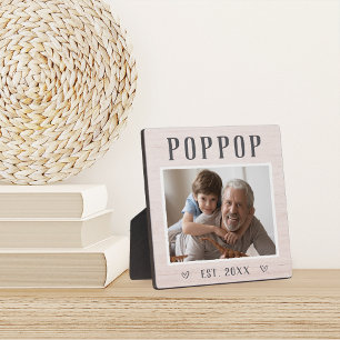 Plaque Photo Russe Personnalisé Poppop Grandpa Photo