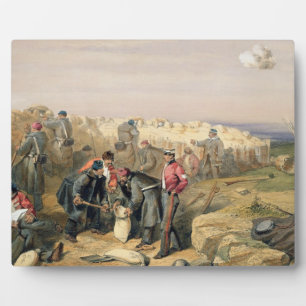 Plaque Photo Russian Rifle Pit (now British), plate from 'The S