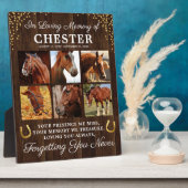 Plaque Photo Rustic Horse Souvenir Collage photo (Côté)