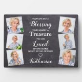 Plaque Photo Rustic Loving Memory Personalized Photo Memorial  (Devant)