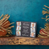 Plaque Photo Rustic Loving Memory Personalized Photo Memorial  (Côté)