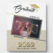 Plaque Photo Rustic Modern 2022 Graduate Photo Graduation (Devant)