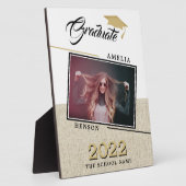 Plaque Photo Rustic Modern 2022 Graduate Photo Graduation (Côté)