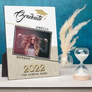 Plaque Photo Rustic Modern 2022 Graduate Photo Graduation