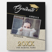Plaque Photo Rustic Modern Graduate Photo Graduate Graduate (Devant)