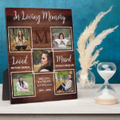 Plaque Photo Rustique Dans Amour Mémoire Conserver Photo Memori (Côté)