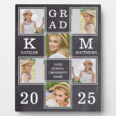 Plaque Photo Rustique Graduate Custom Unique 6 Diplôme Photo (Devant)