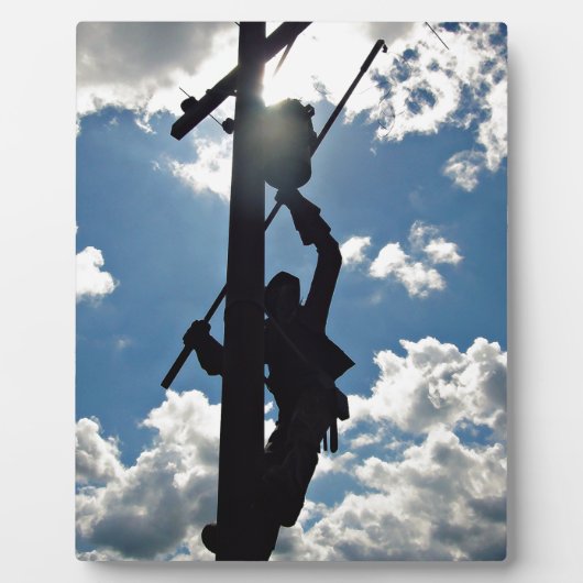 Plaque Photo Rusty le Lineman (Devant)