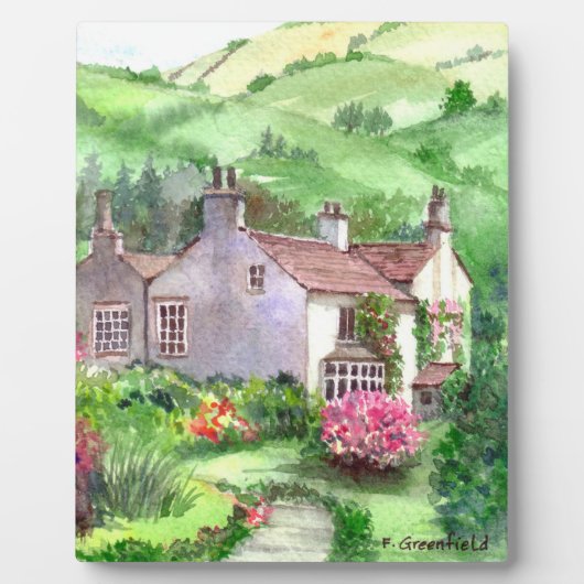 Plaque Photo Rydal Mount, William Wordsworth (Devant)