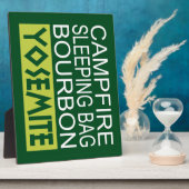 Plaque Photo Sac couché de feu Bourbon Yosemite (Côté)