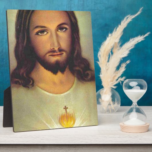 Plaque Photo Sacré Coeur de Jésus (Côté)