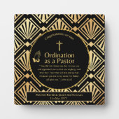 Plaque Photo Sacré Nouveau Ordonné Pasteur Bible Verse Personna (Devant)