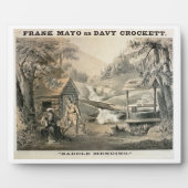Plaque Photo 'Saddle Mending', affiche pour 'Davy Crockett' (Devant)