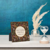 Plaque Photo Safari Giraffe & Palm Baby shower Feuille (Insitu)