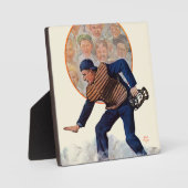 Plaque Photo Safe at the plate (Recto)