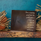 Plaque Photo Sagesse douce dans l'oeil d'un cheval (Côté)