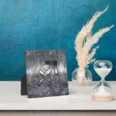 Plaque Photo Sagittarius Zodiac Silver Distour Steel look (Insitu)