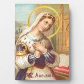 Plaque Photo Saint-Adélaïde, impératrice romaine (LT 03) 5"x7" (Devant)