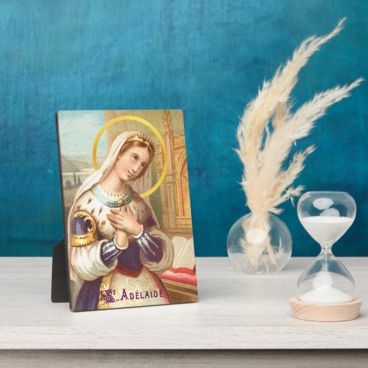 Plaque Photo Saint-Adélaïde, impératrice romaine (LT 03) 5"x7" (Côté)