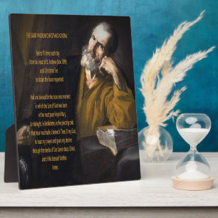 Plaque Photo Saint Andrew Christmas Novena