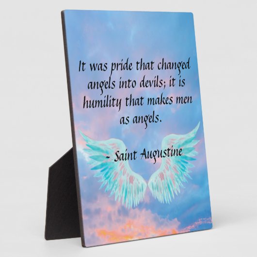 Plaque Photo Saint Augustine (Côté)