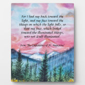 Plaque Photo Saint Augustine (Devant)