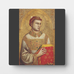 Plaque Photo Saint Étienne par Giotto Reproduction d'Art Fin