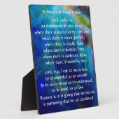 Plaque Photo Saint François d'Assise (Côté)