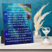 Plaque Photo Saint François d'Assise (Côté)