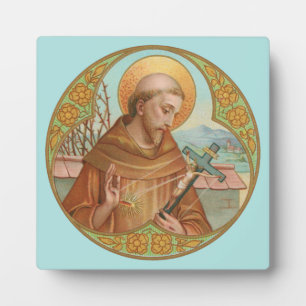 Plaque Photo Saint François d'Assise (BK 002)
