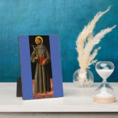Plaque Photo Saint François d'Assise par Antoniazzo Romano (Côté)
