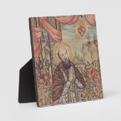 Plaque Photo Saint François de Sales Evêque de Genève (Recto)