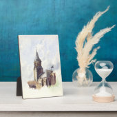 Plaque Photo Saint Germain des Prés Eglise Paris (Côté)