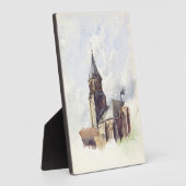 Plaque Photo Saint Germain des Prés Eglise Paris (Côté)