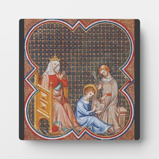 Plaque Photo Saint-Louis IX de France (Devant)