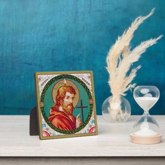 Plaque Photo Saint Philippe l'Apôtre (JMAS 10) (Insitu)