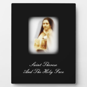 Plaque Photo Saint Thérèse Et La Sainte Face