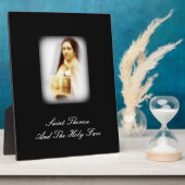 Plaque Photo Saint Thérèse Et La Sainte Face (Côté)